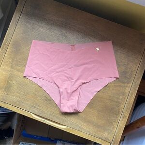 victoria's secret no show cheeky panty in dutchess pink size s small